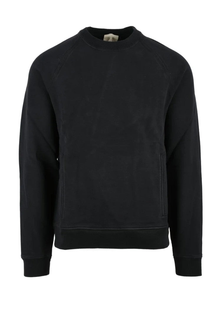 Ten C Cotton Crewneck Sweatshirt Black