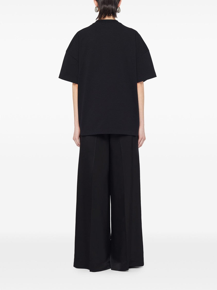 Jil Sander Relaxed-Fit Black Cotton T-Shirt