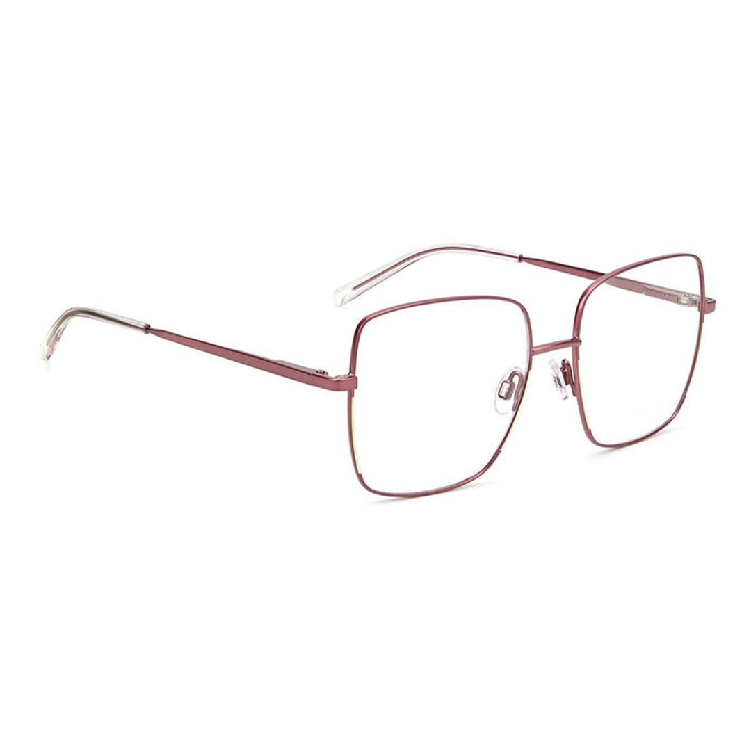 M Missoni Mmi 0021 Square Steel Frame Eyeglasses With Adjustable Nose Pads