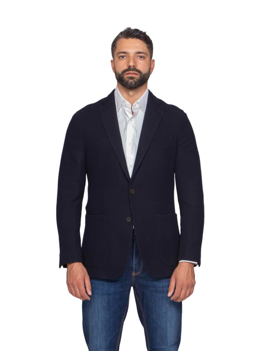 Boglioli Tailored Two-Button Jacket With Notch Lapels And Patch Pockets