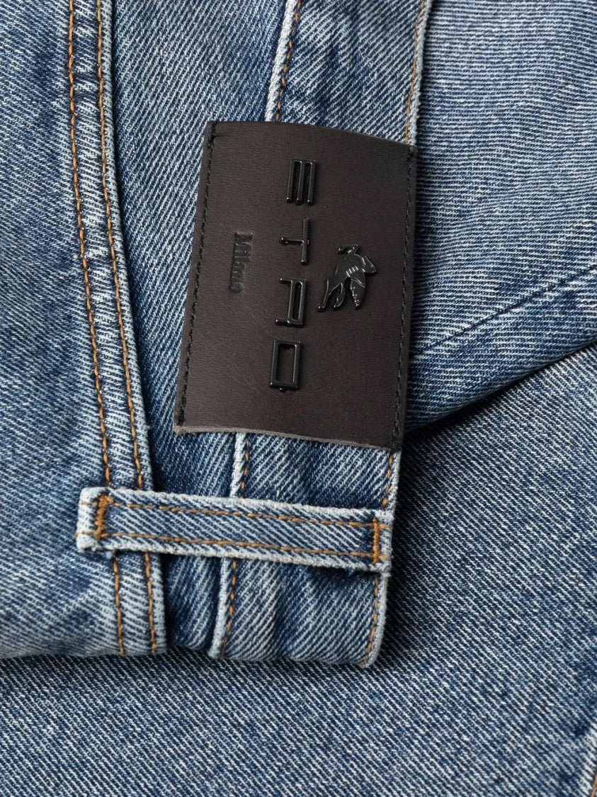 Etro Embellished Straight Jeans