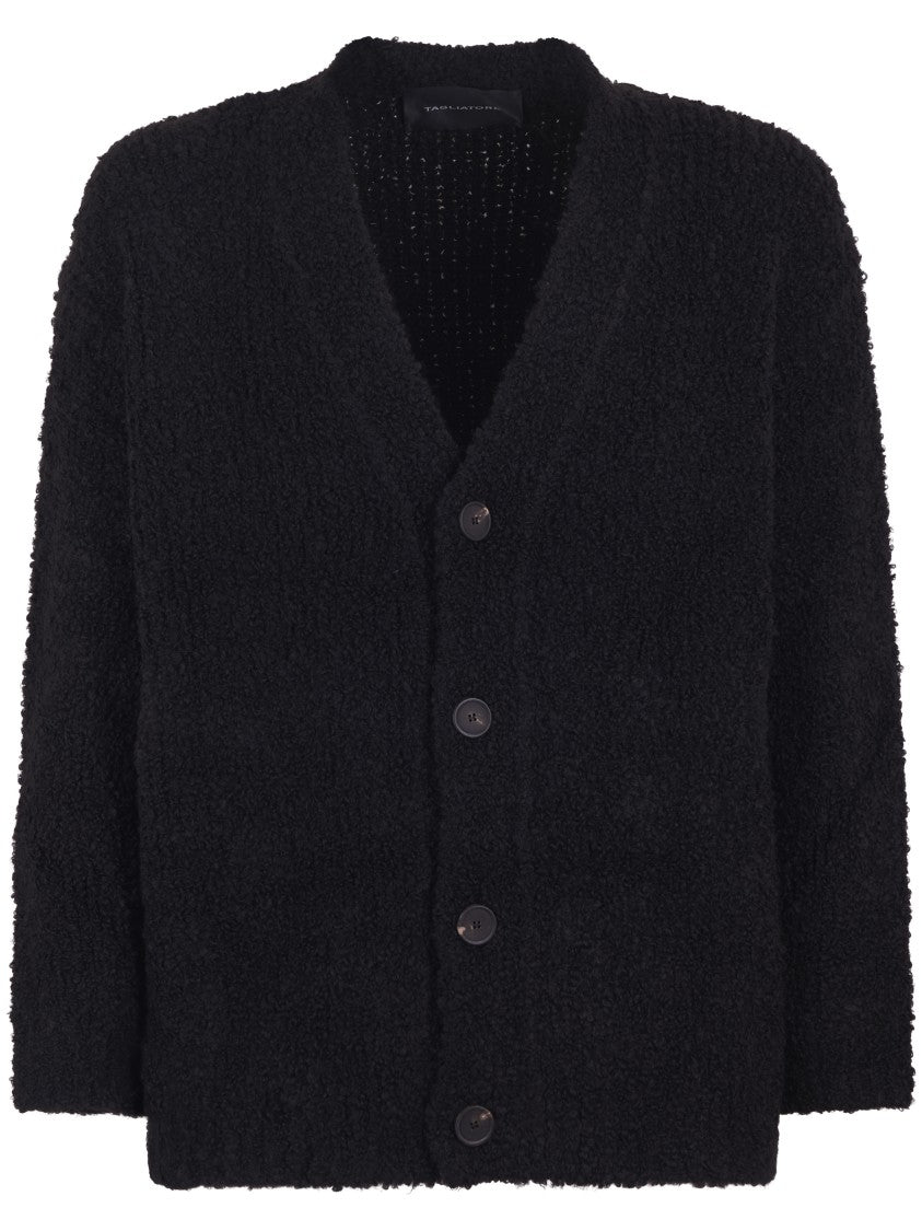 Tagliatore Classic Black Knit Sweater