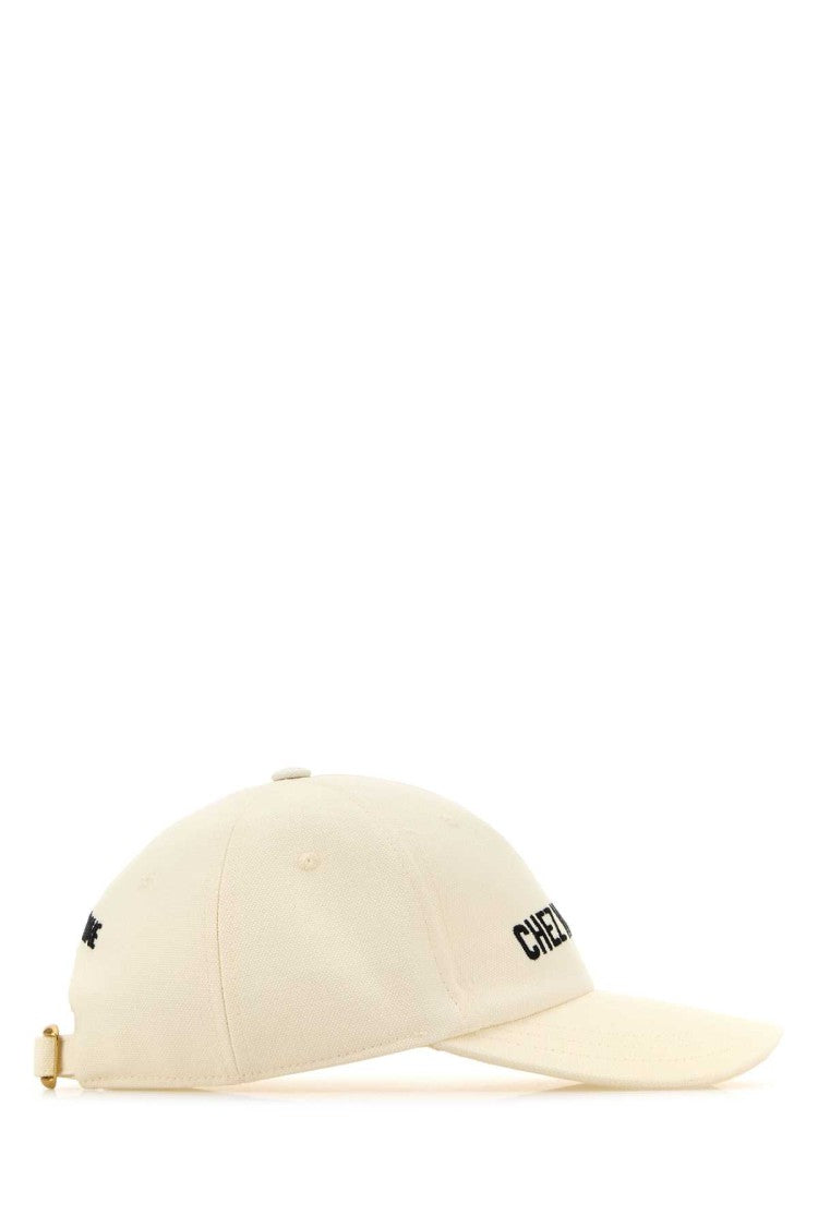 Valentino Garavani Ivory Cotton Baseball Cap