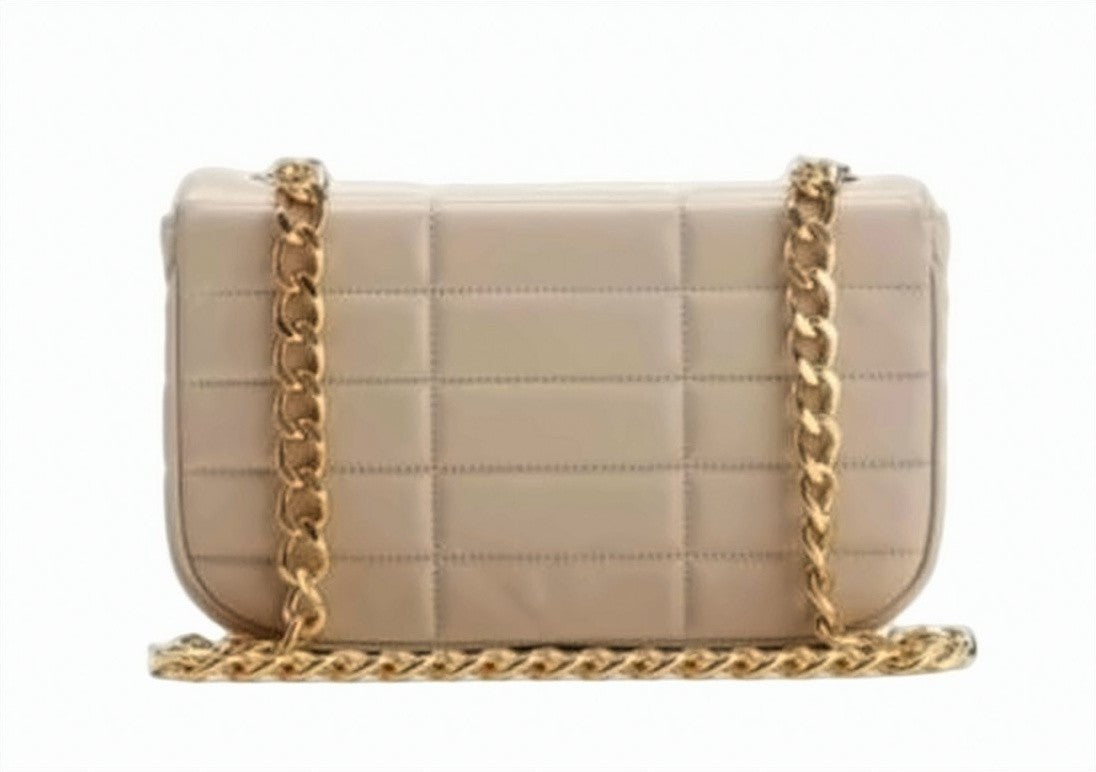 Celine Quilted Goat Leather Shoulder Bag