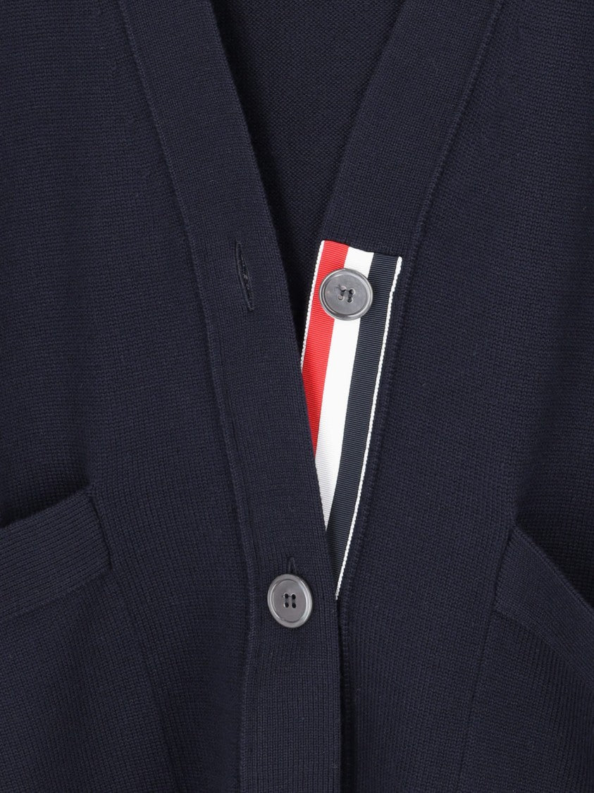 Thom Browne "4-Bar" Cardigan – Navy