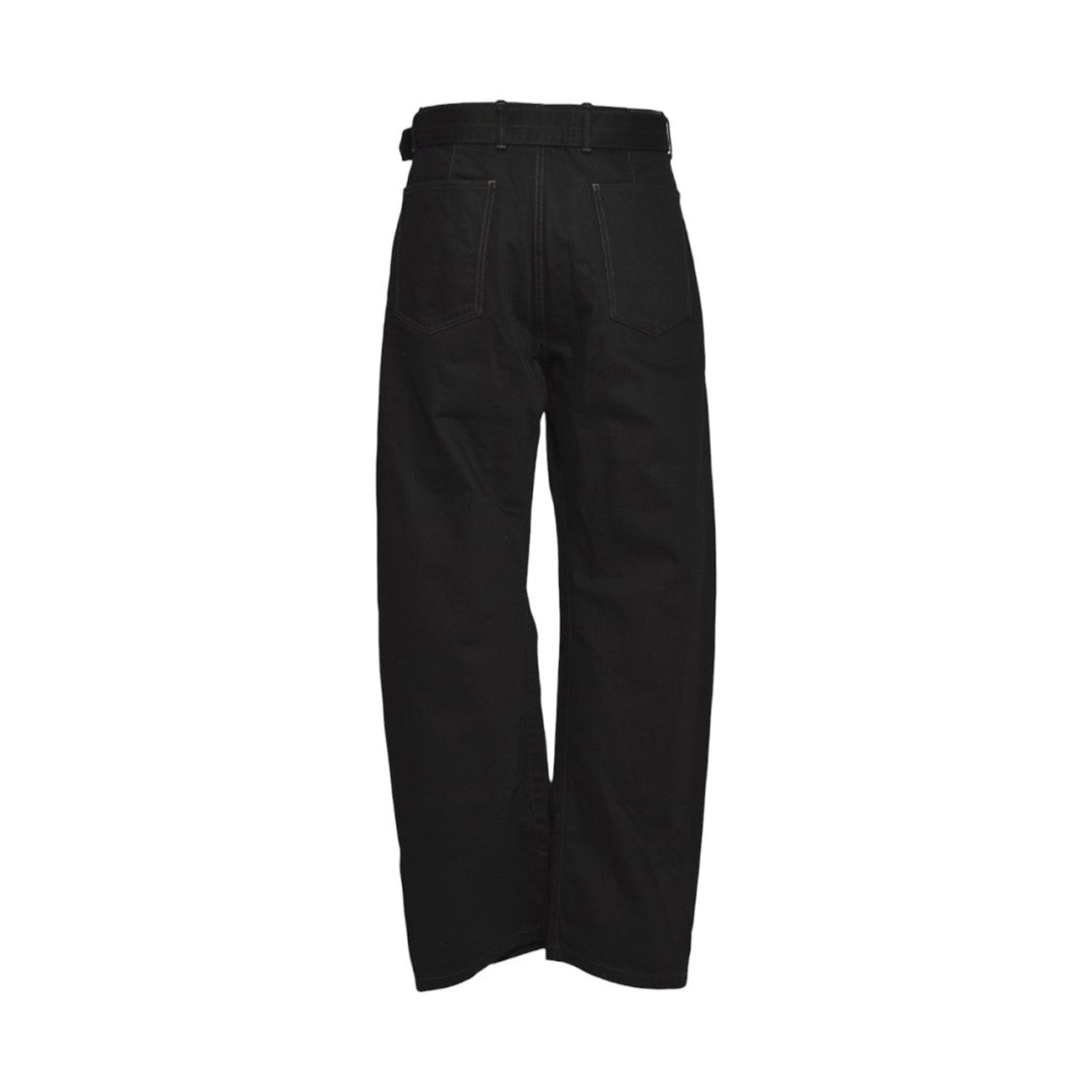Lemaire Wide-Leg Trousers With High Waist And Fabric Belt