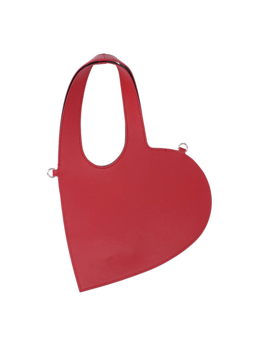 Coperni Heart-Shaped Calf Leather Bag With Removable Strap