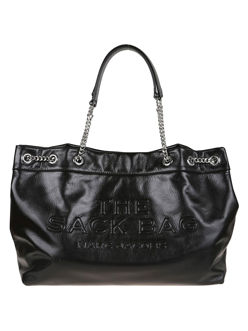 Marc Jacobs Large Chain Sack In Fine Full-Grain Leather