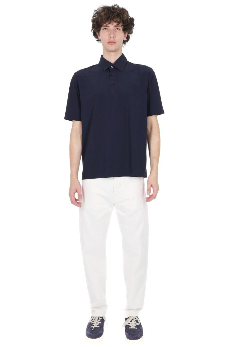 Herno Ultralight Technical Fabric Performance Polo Shirt