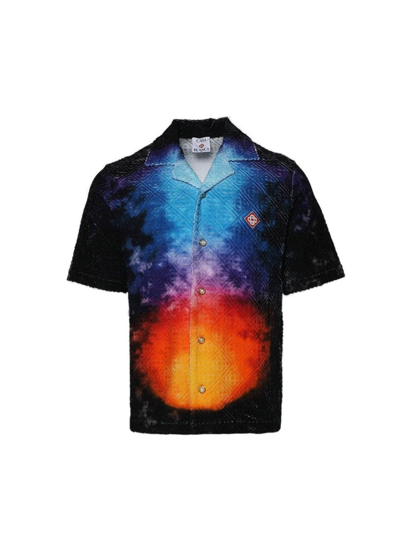 Casablanca Jacquard Monogram Shirt - Tie Dye