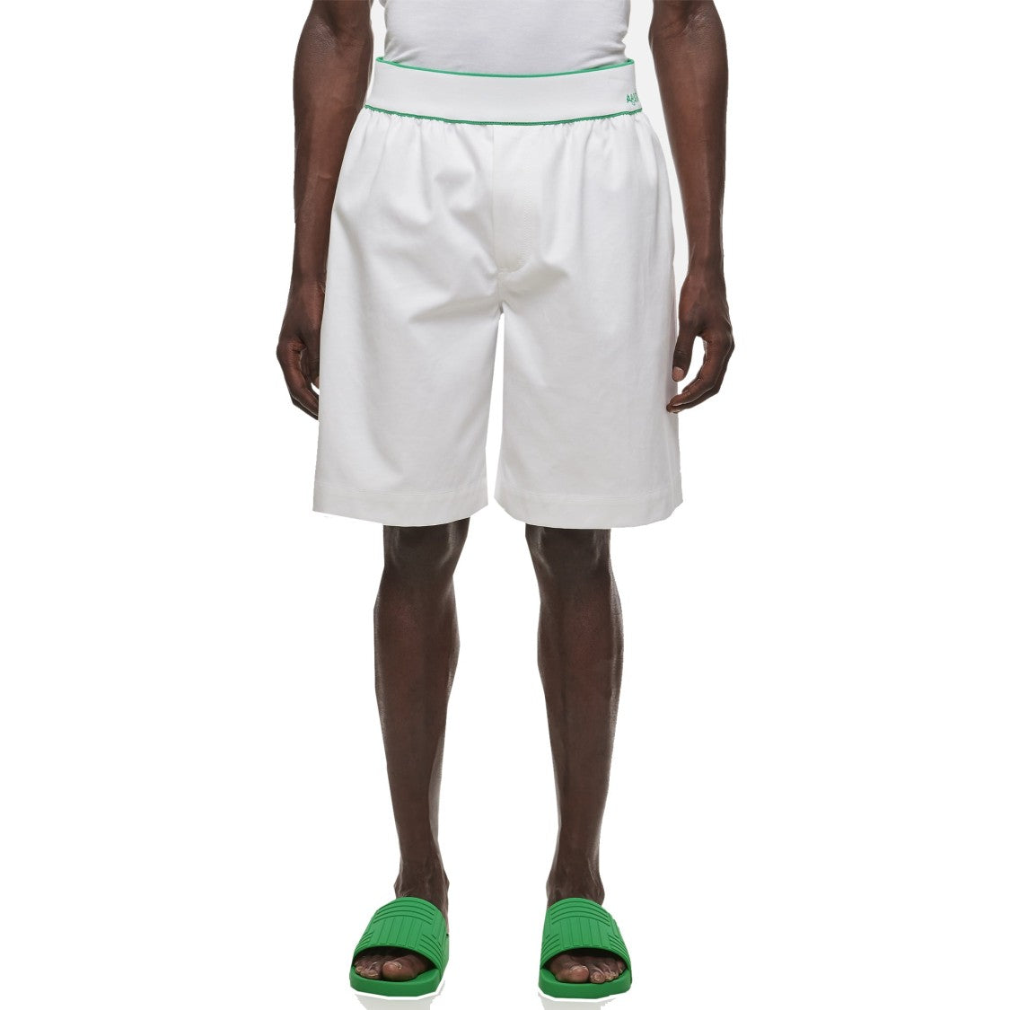 Bottega Veneta Cotton Logo Shorts