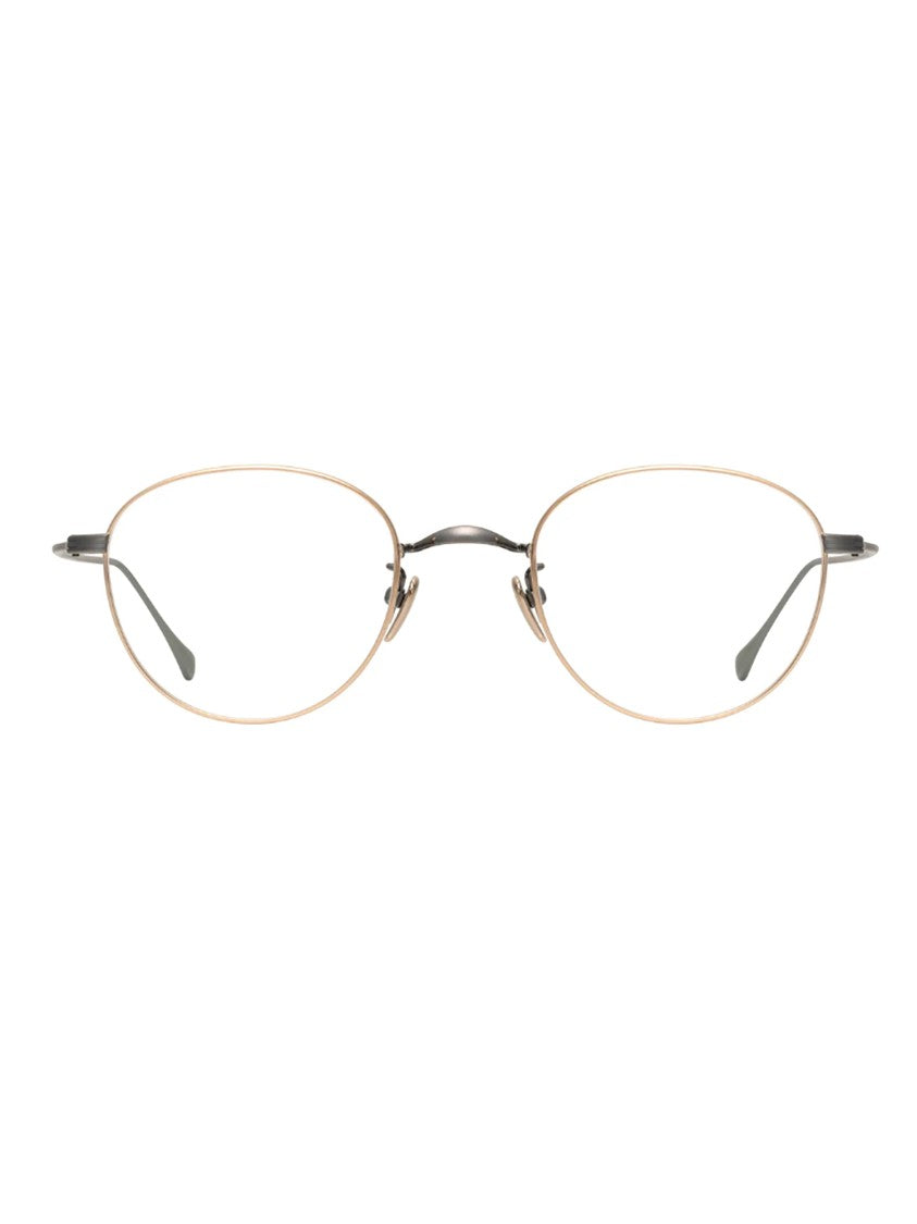 Masunaga Gms/396Bt+ Slim Oval Two-Tone Eyeglasses