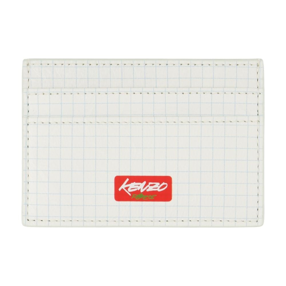 Kenzo Card Case - Leather - White