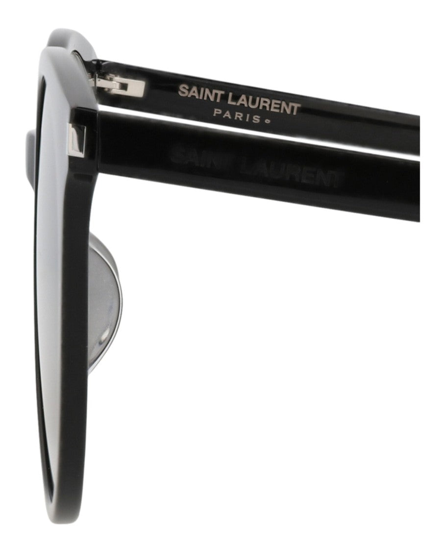 Saint Laurent Round-Frame Acetate Sunglasses