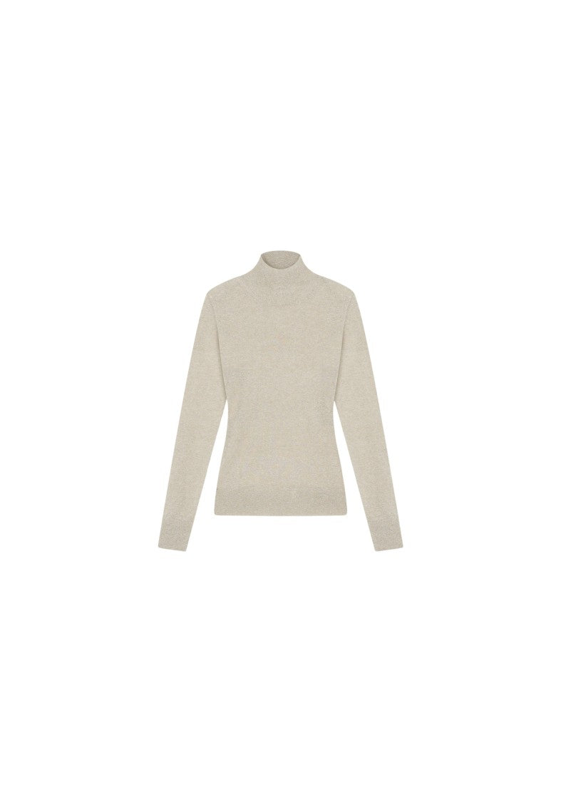 Aeron Vaslav - Sparkly Ribbed Turtleneck
