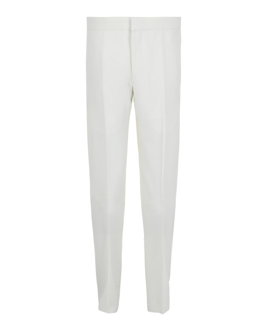 Givenchy Straight-Leg Wool Trousers With Pressed Crease