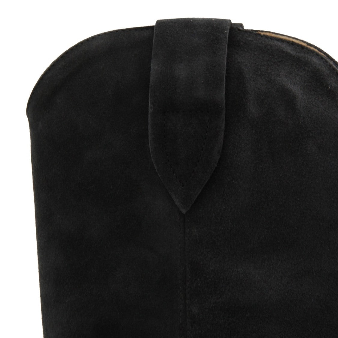 Isabel Marant Black Leather Cowboy Boots