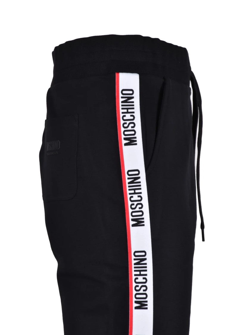 Moschino Close-Fitting Track Pants With Drawstring Waistband And Signature Branding
