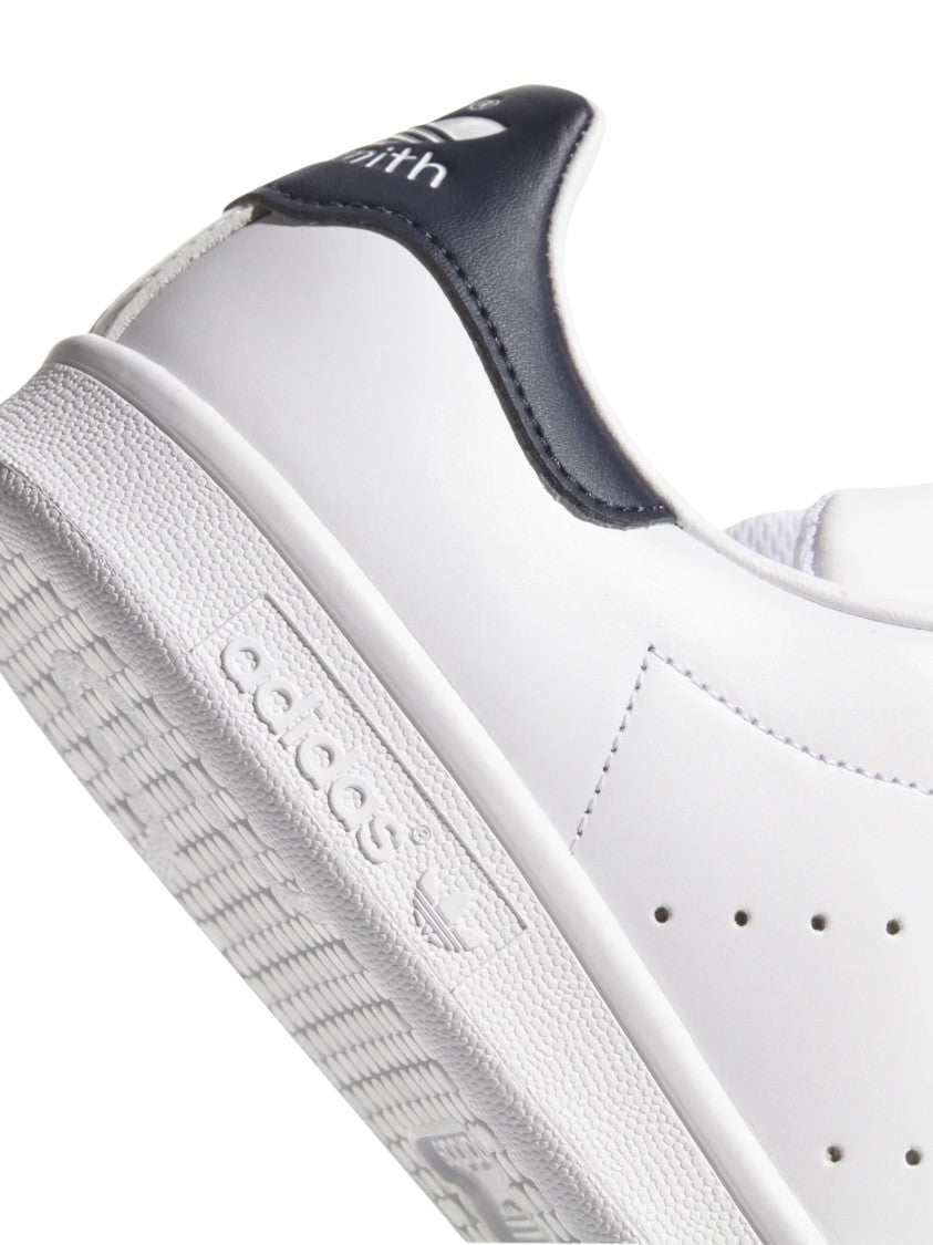 Adidas White Stan Smith Leather Low-Top Sneakers