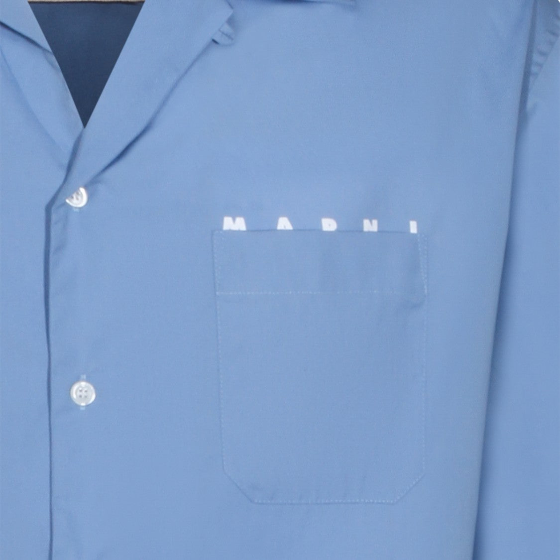 Marni Light Blue Cotton Shirt