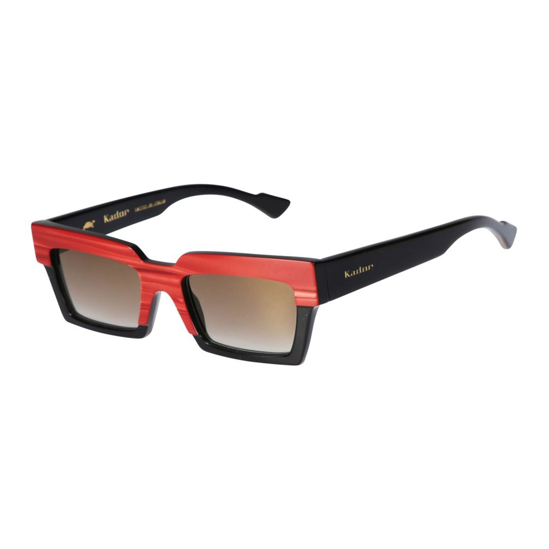 Kador Smart Two-Tone Gradient Rectangular Sunglasses