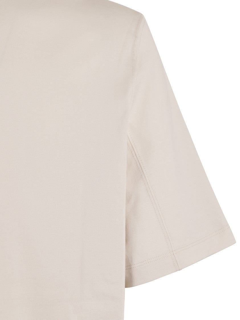 Brunello Cucinelli Relaxed Fit Crew Neck T-Shirt