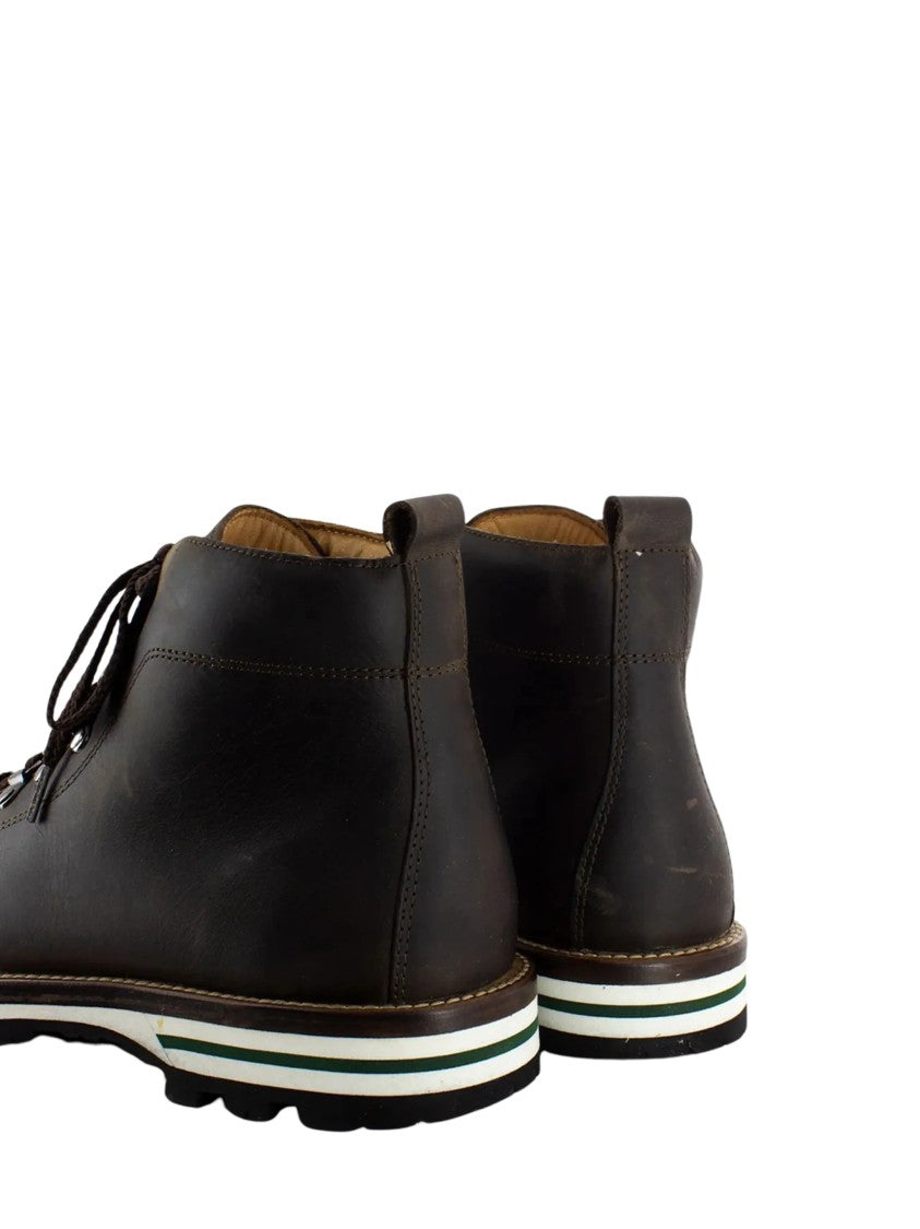 Monpiz Falcade Pedula Leather Ankle Boots