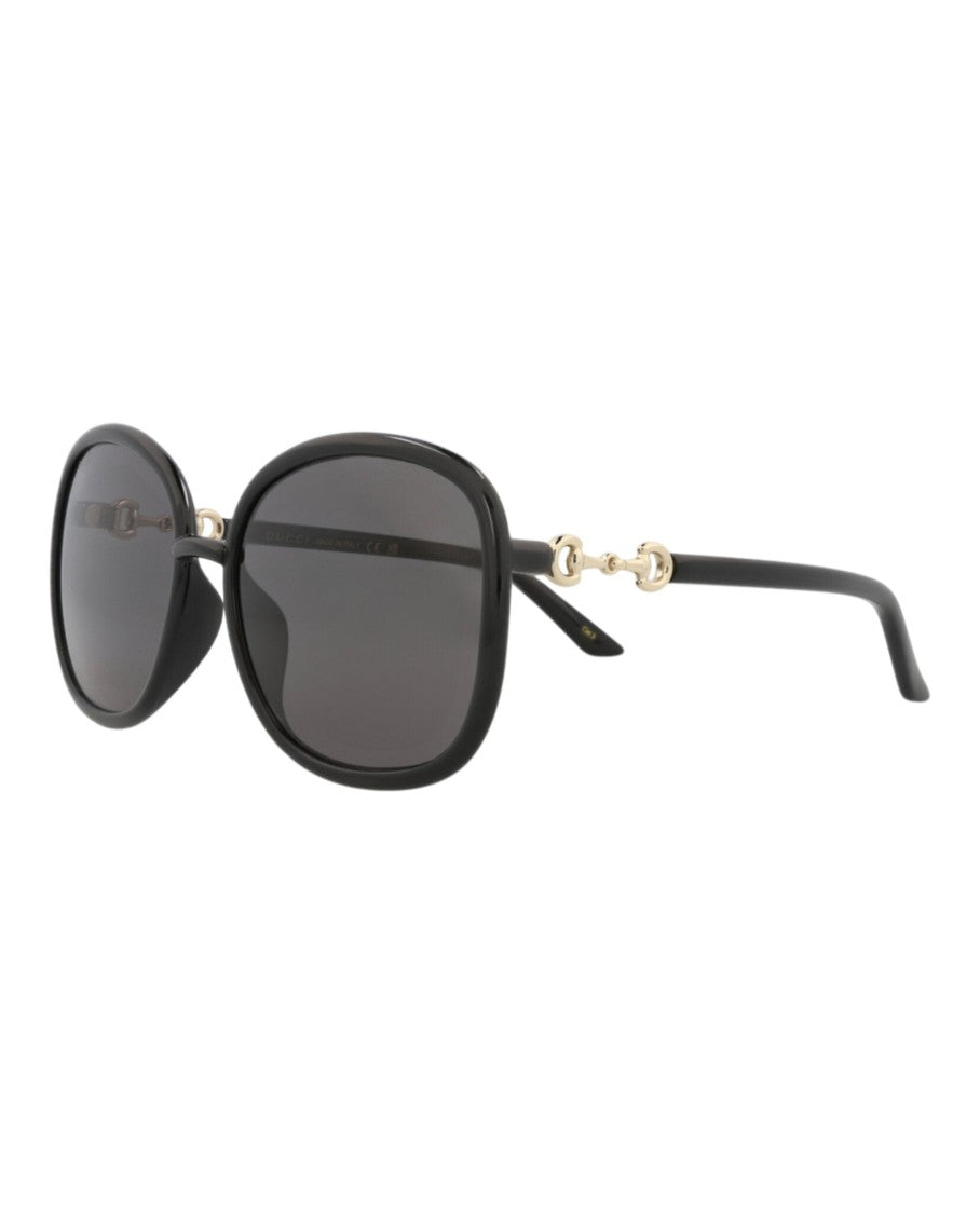 Gucci Square-Frame Injection Sunglasses