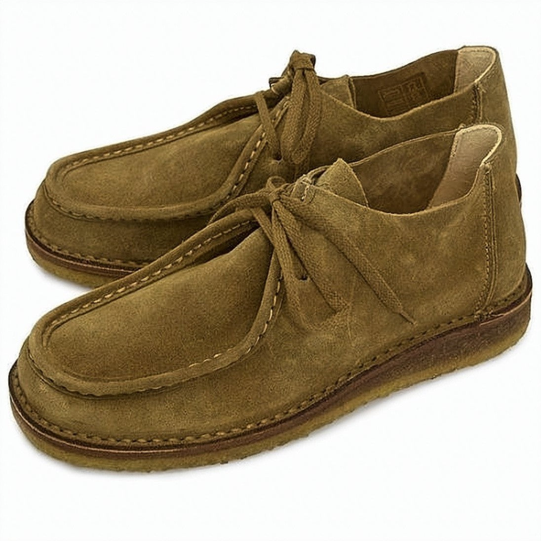 Astorflex Moccasin-Style Suede Boots With Lace-Up Design