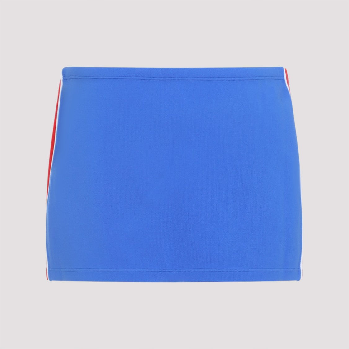 Miu Miu Sporty Mini Skirt With Bold Side Stripes