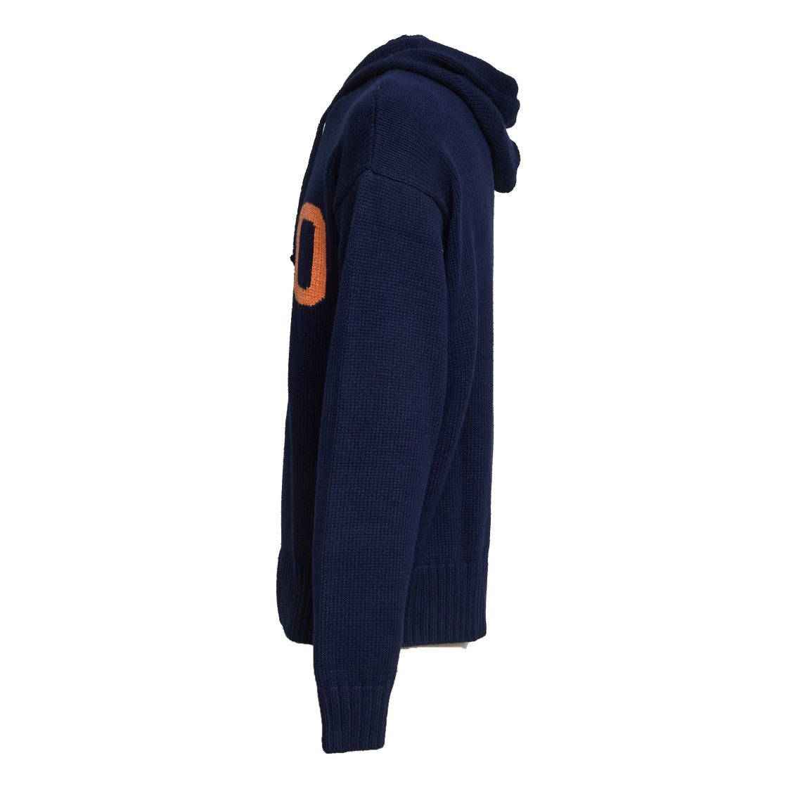 Polo Ralph Lauren Polo Intarsia Cotton Hooded Sweater