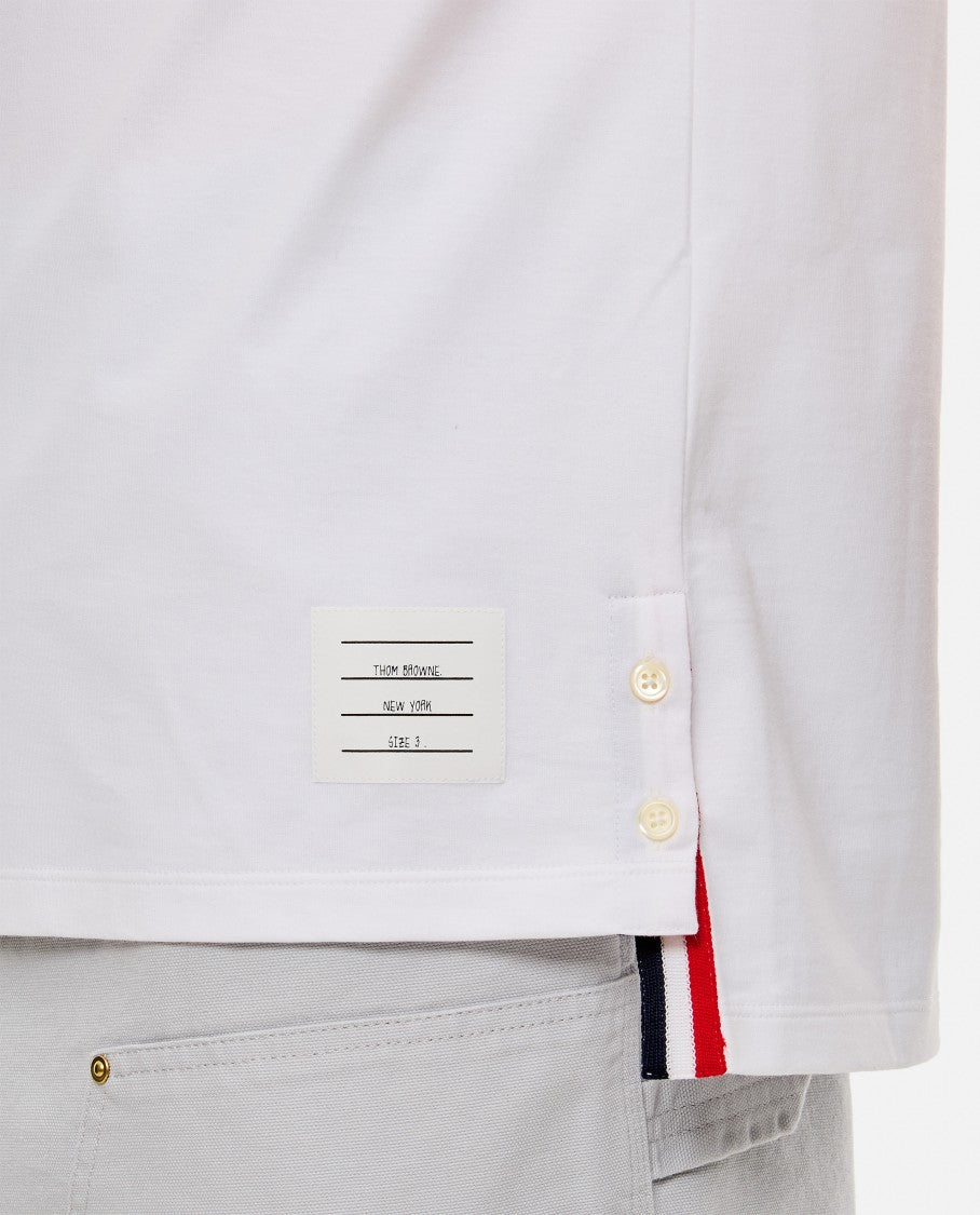Thom Browne Ss Rwb Pocket Cotton T-Shirt