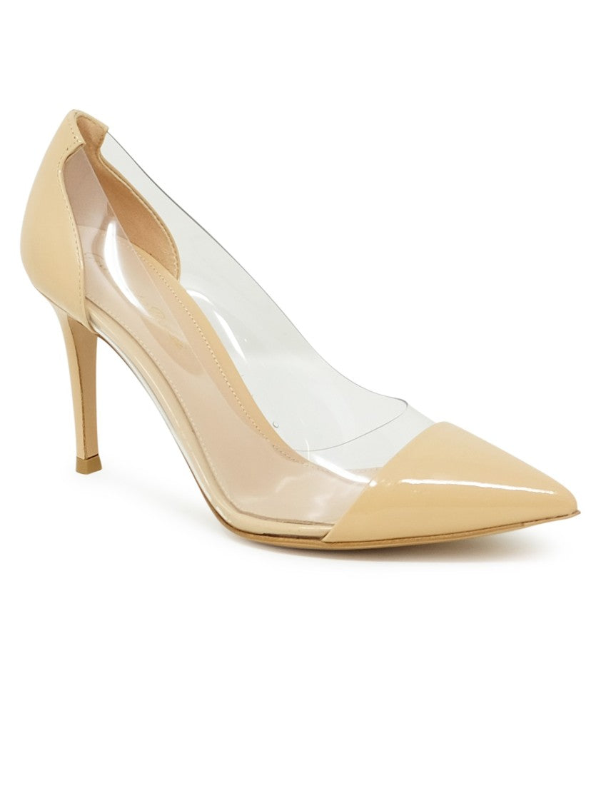 Gianvito Rossi Nude Patent Leather Pumps
