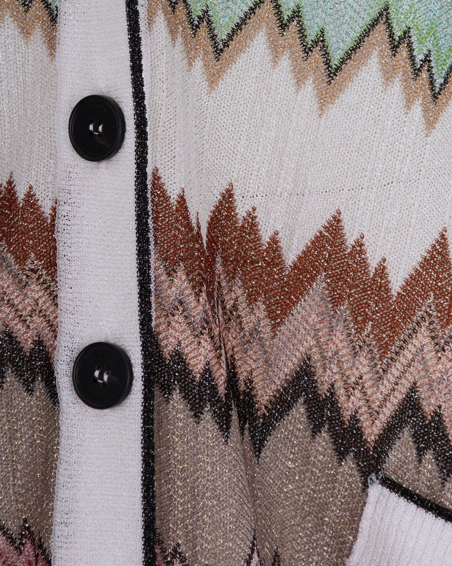 Missoni Snake Lamé Maxi Cardigan