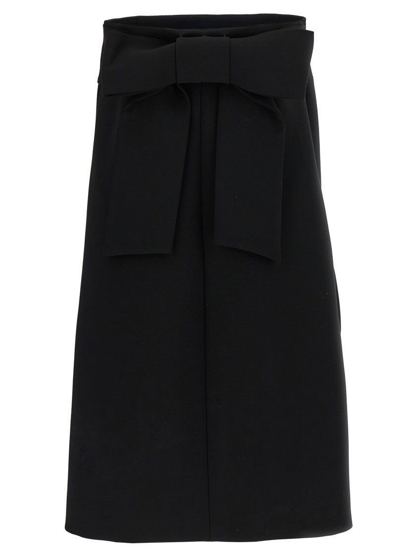 Moschino Strapless Mini Dress With 'Fiocco' Detail