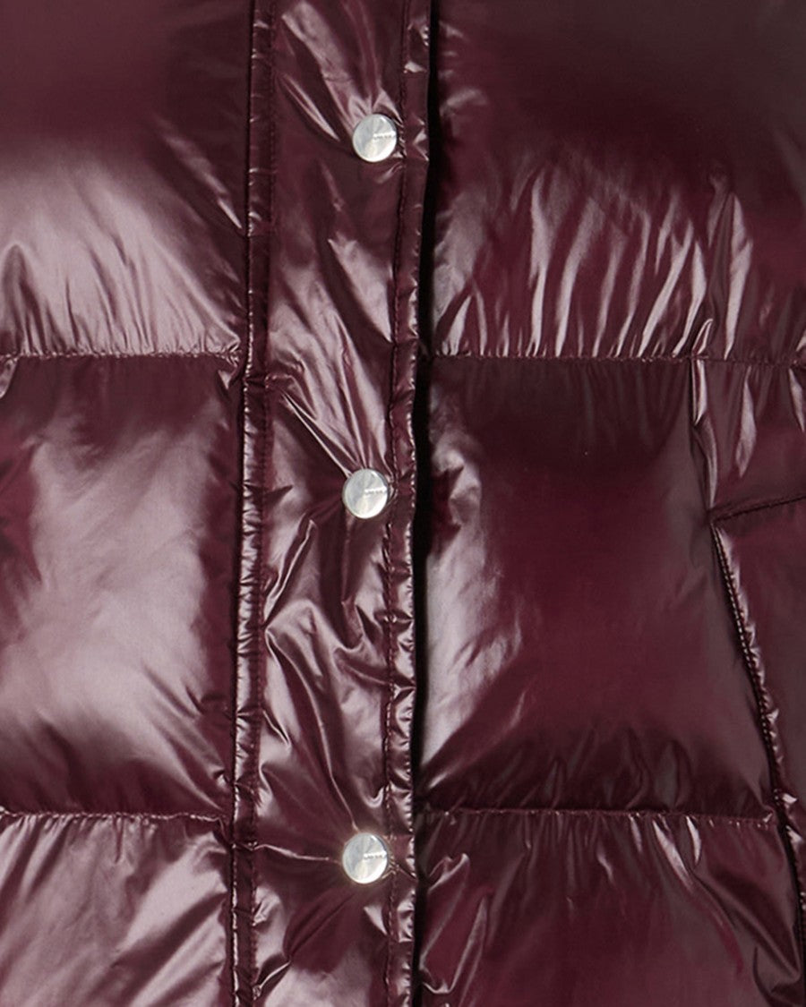 Pinko Semi-Glossy Technical Canvas Down Jacket