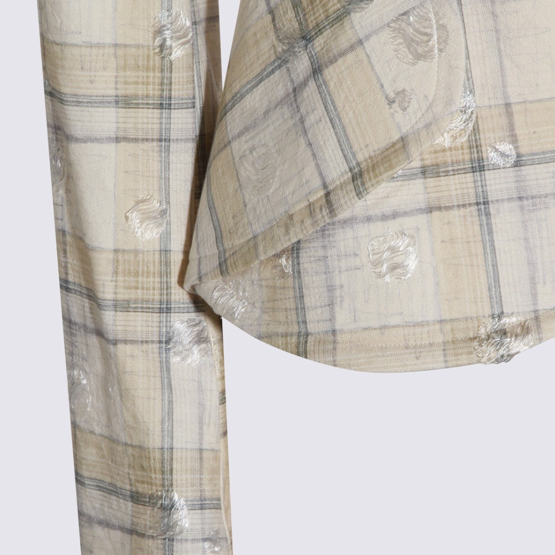 Vivienne Westwood Ecru Check Blazer