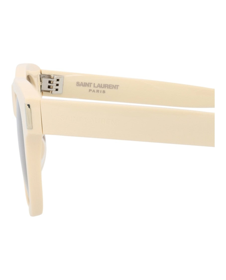 Saint Laurent Round-Frame Recycled Acetate Sunglasses