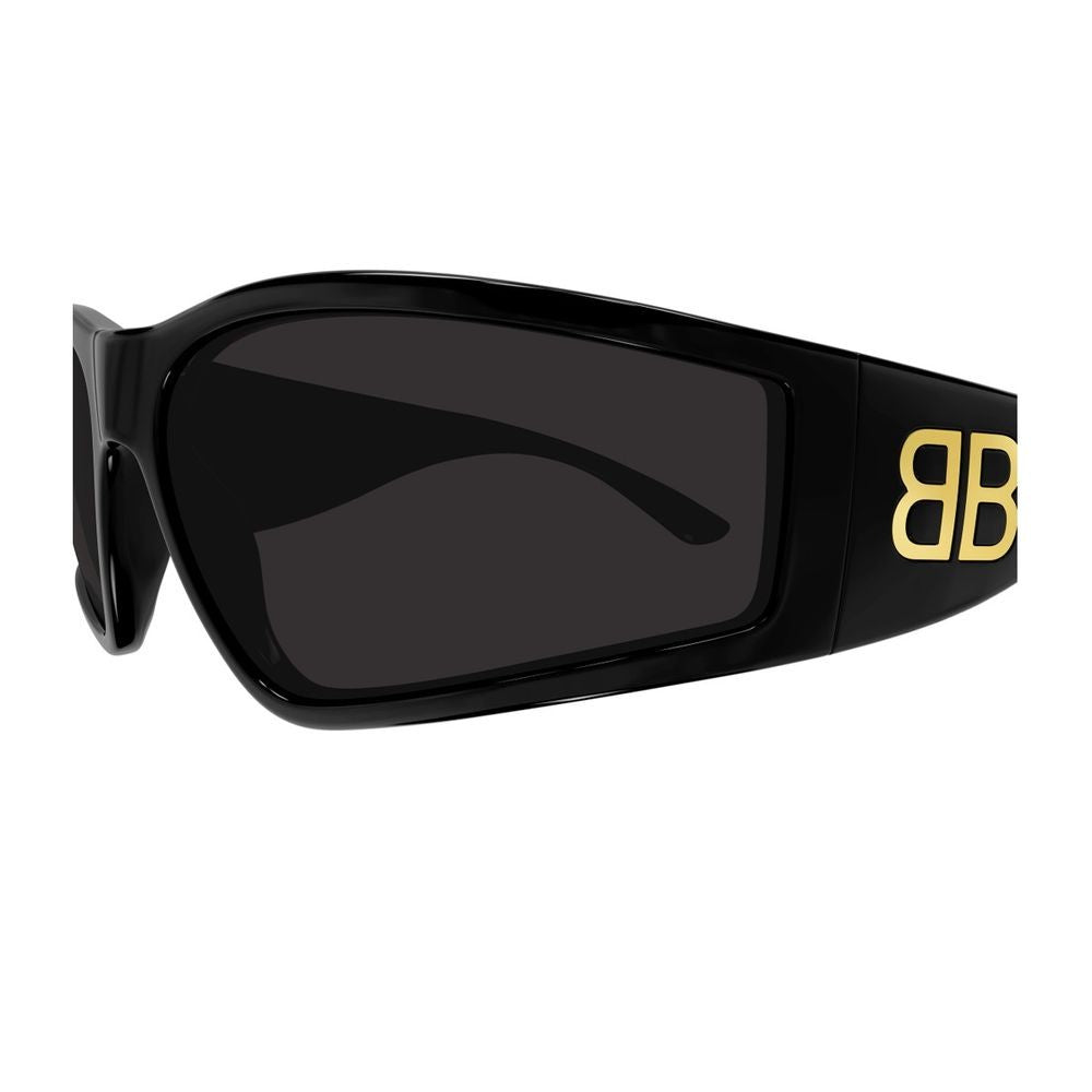 Balenciaga Bb0457s Linea Extreme Rectangular D-Frame Sunglasses
