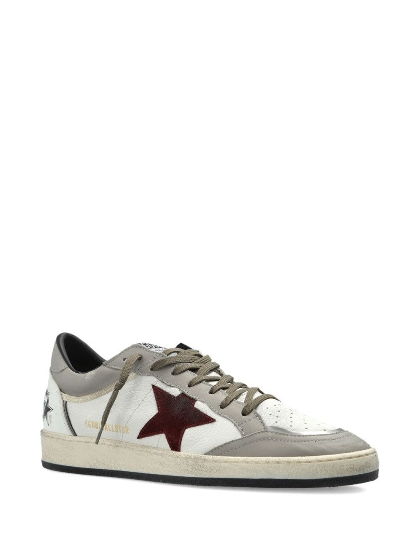 Golden Goose Silk And Nylon Metallic Detail Sneakers