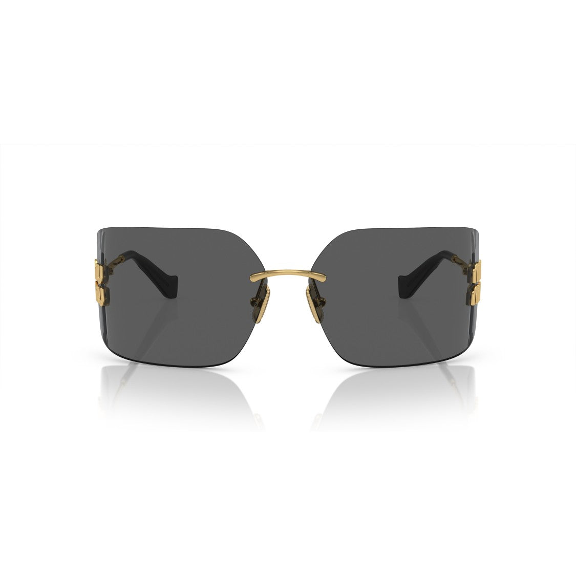 Miu Miu 0Mu 54Ys Rimless Oversized Square Sunglasses