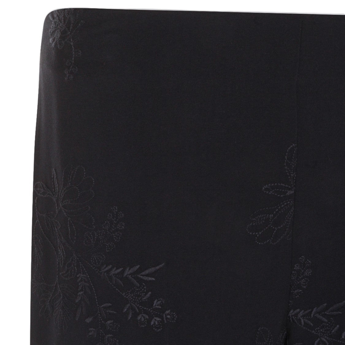 Twin-Set Straight-Leg Trousers With Floral Jacquard Pattern