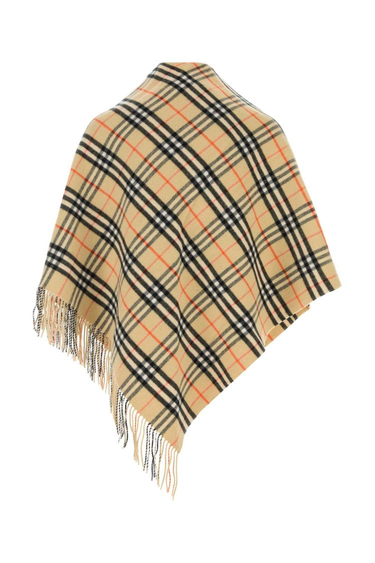 Burberry Embroidered Wool Blend Cape
