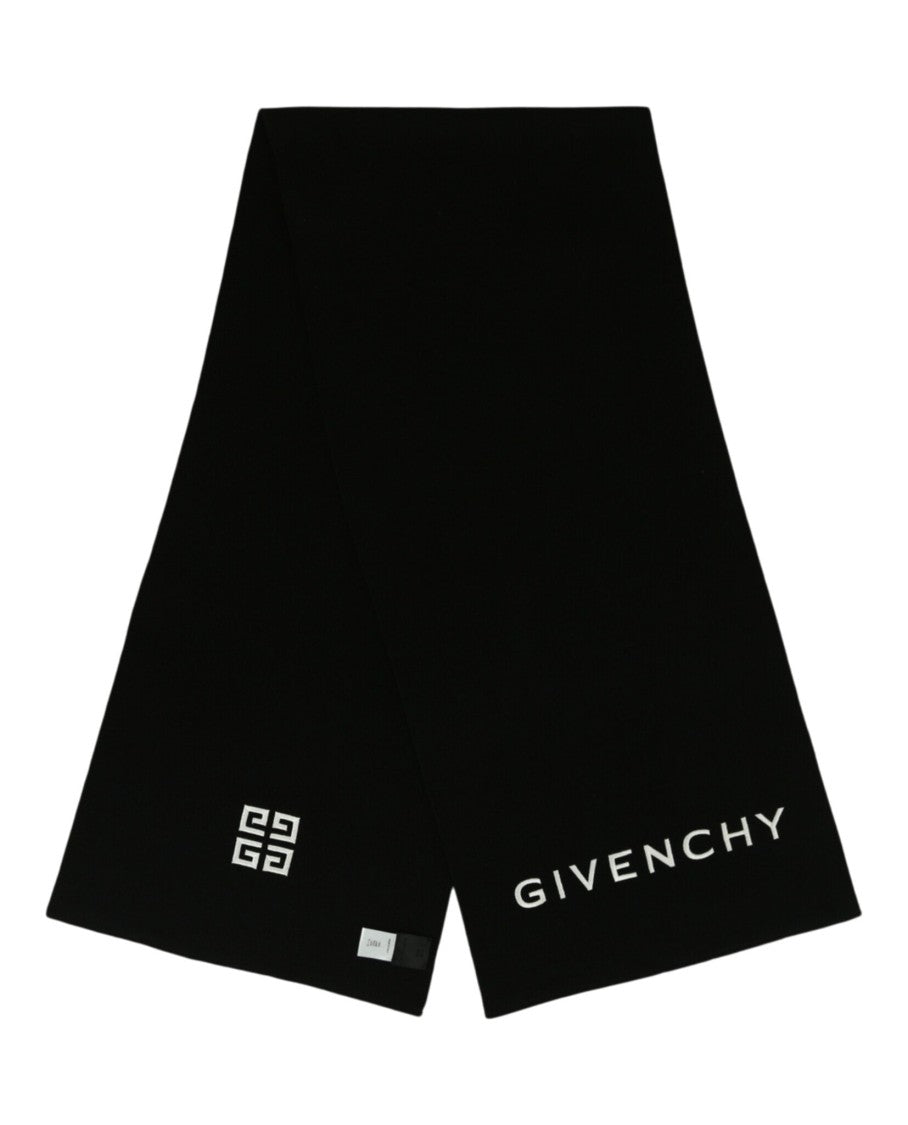 Givenchy Embroidered Logo Scarf