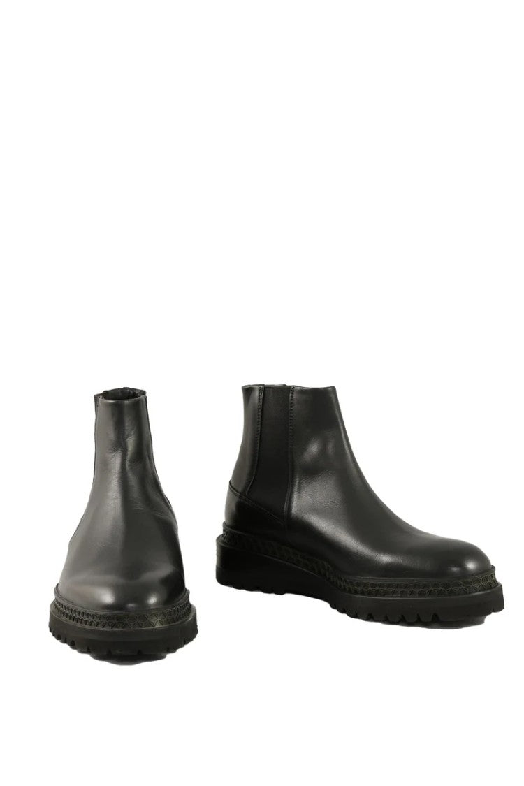 A.Testoni Beatles Ankle Boots - Black