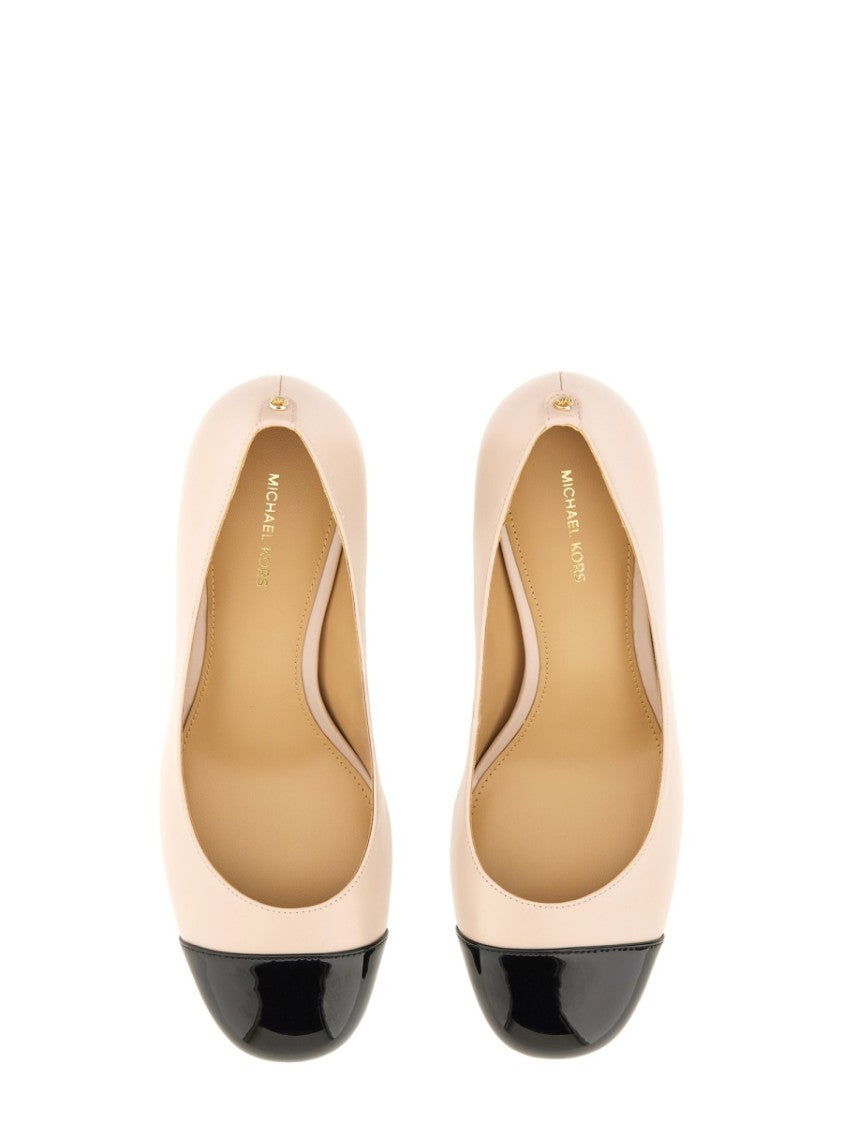 Michael Michael Kors "Pearl Flex" Leather Pumps