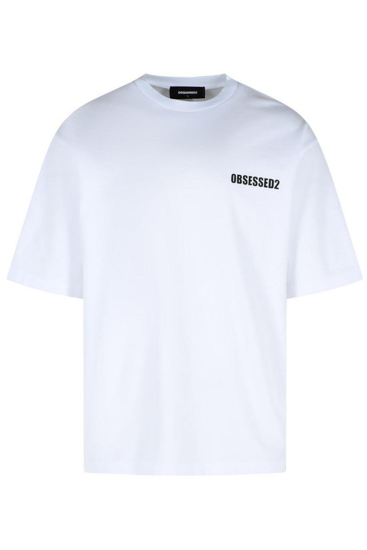 Dsquared2 Plain White Short-Sleeve T-Shirt