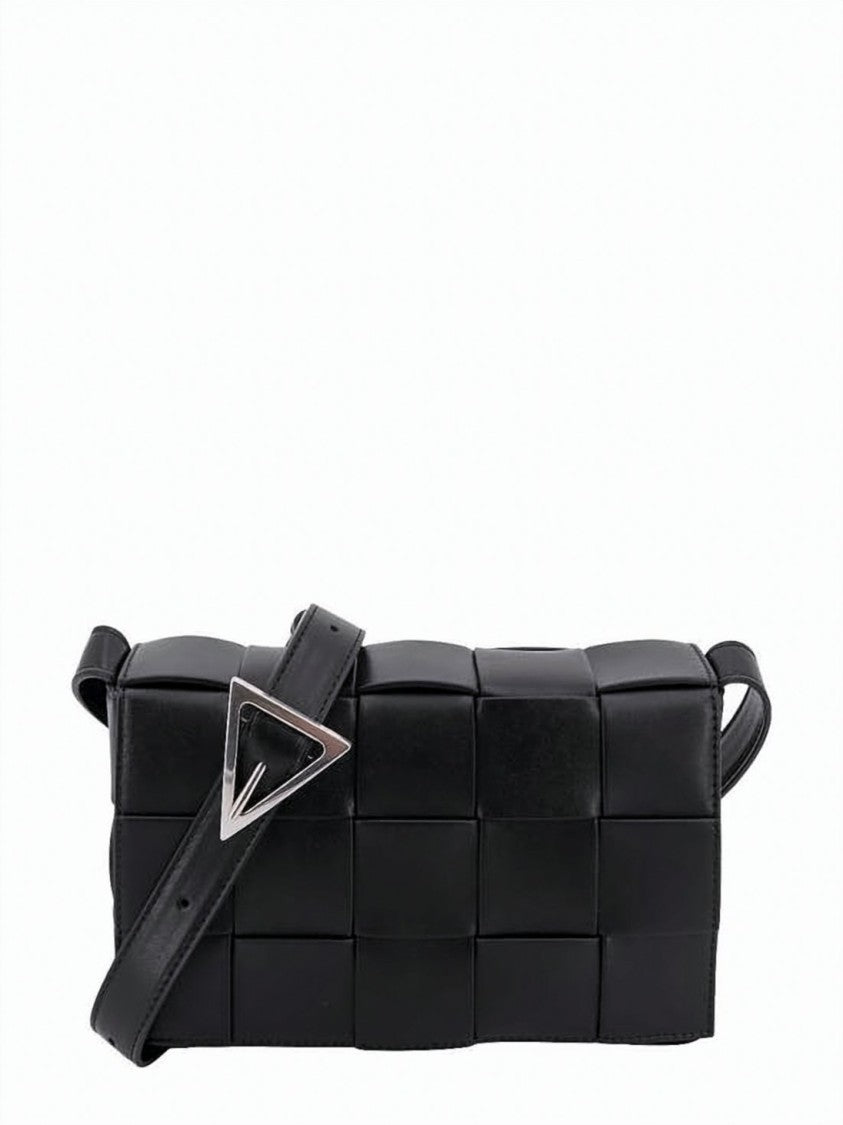 Bottega Veneta Rectangular Shoulder Bag With Distinctive Woven Pattern