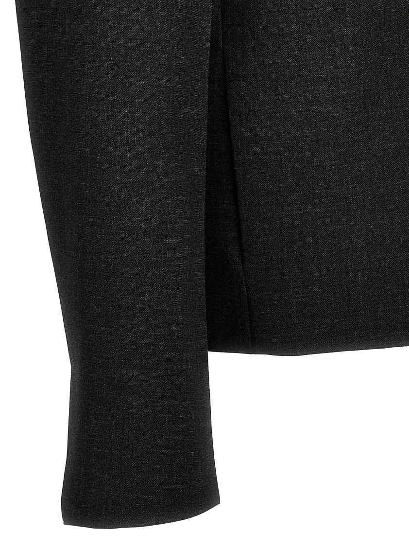 Givenchy Structured Blouson In Soft Virgin Wool