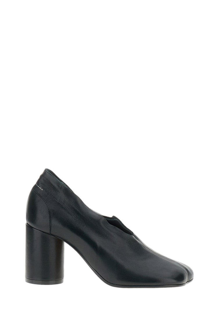 Mm6 By Maison Margiela Anatomic Nappa Leather Court Pumps With Cylindrical Heel